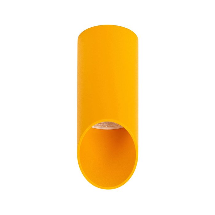 Точечный накладной светильник из металла желтого цвета - купить Накладные споты по цене 849.0