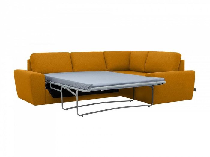 Угловой диван-кровать Peterhof горчичного цвета - лучшие Угловые диваны в INMYROOM