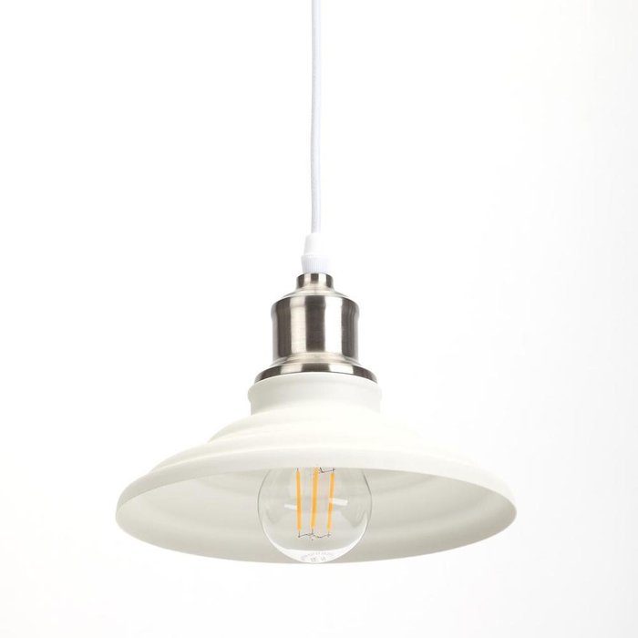 Подвесной светильник Loft белого цвета - купить Подвесные светильники по цене 1499.0