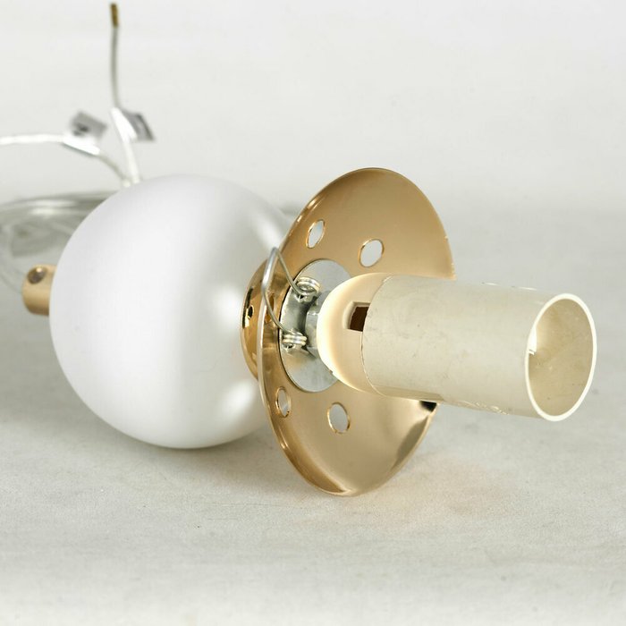 Подвесной светильник Cleburne LSP-8722 (стекло, цвет белый) - купить Подвесные светильники по цене 2413.0