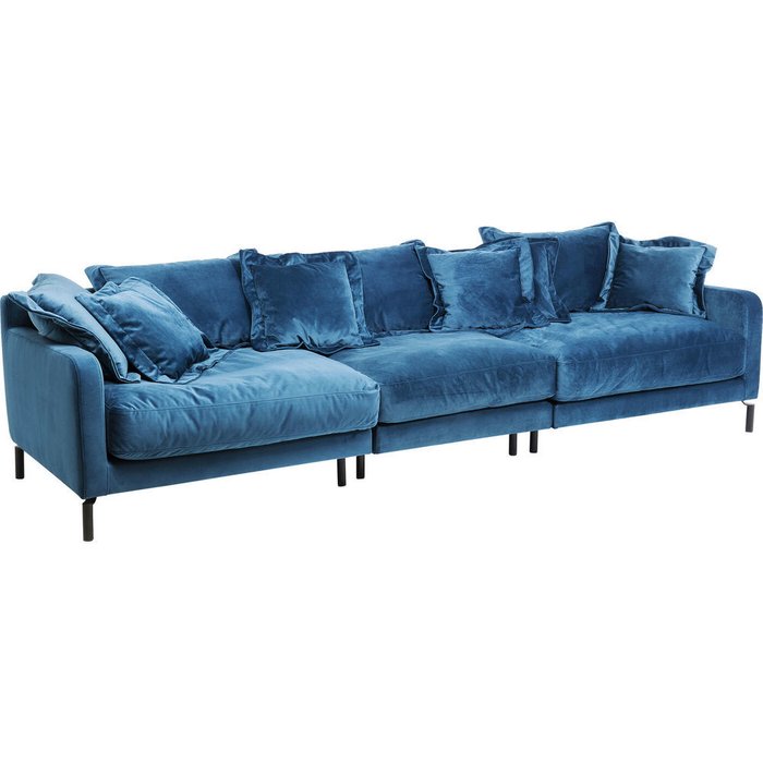 Диван Lullaby синего цвета - купить Прямые диваны по цене 639990.0