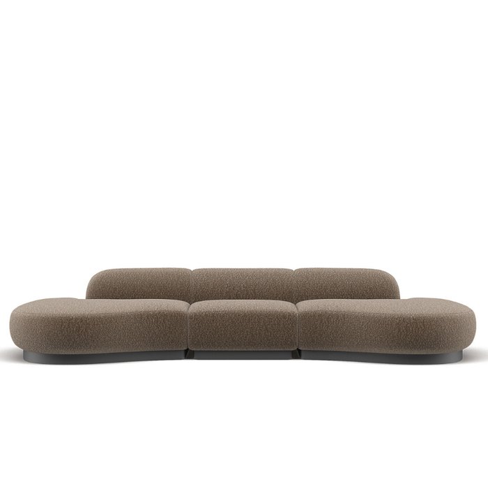 Модульный диван Freedom коричневого цвета - лучшие Прямые диваны в INMYROOM