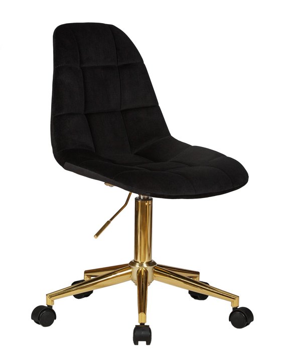 Офисное кресло для персонала Monty Gold черного цвета - купить Офисные кресла по цене 10470.0