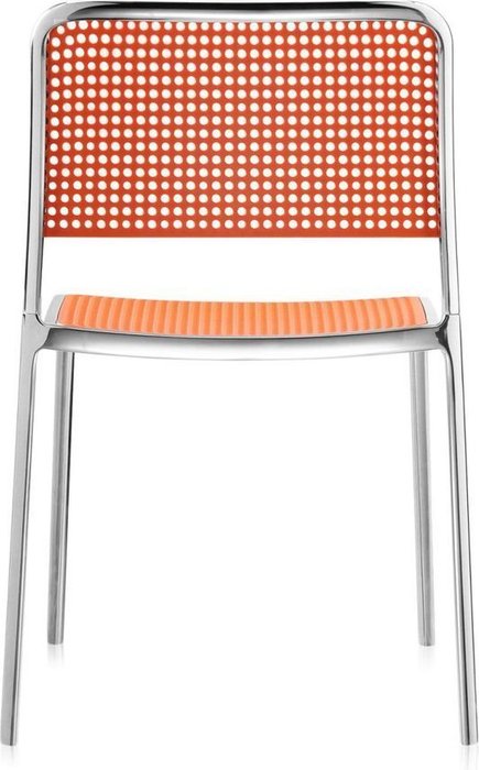 Стул Audrey оранжевого цвета - купить Обеденные стулья по цене 54630.0
