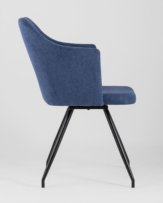 Стул Слинг вращающийся синий - лучшие Обеденные стулья в INMYROOM