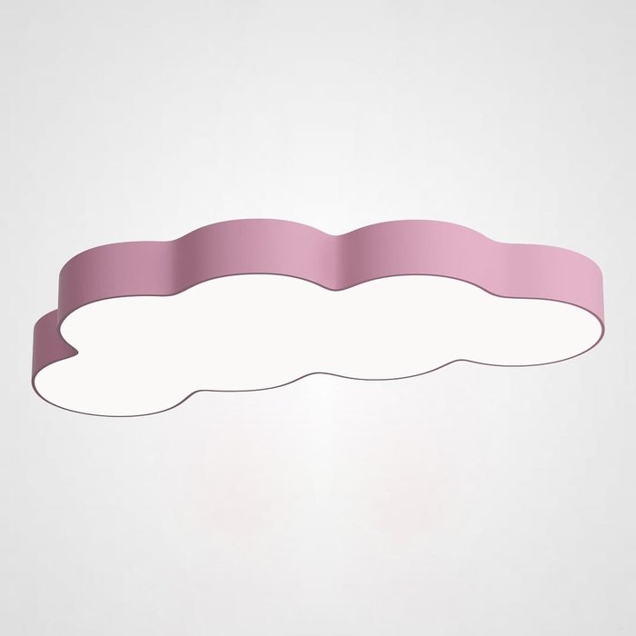 Потолочный светильник Cloud L розового цвета