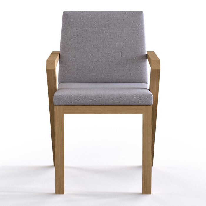Стул Three серо-бежевого цвета - лучшие Обеденные стулья в INMYROOM