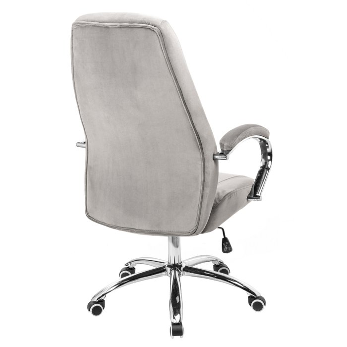 Офисное кресло Aragon светло-серого цвета - лучшие Офисные кресла в INMYROOM