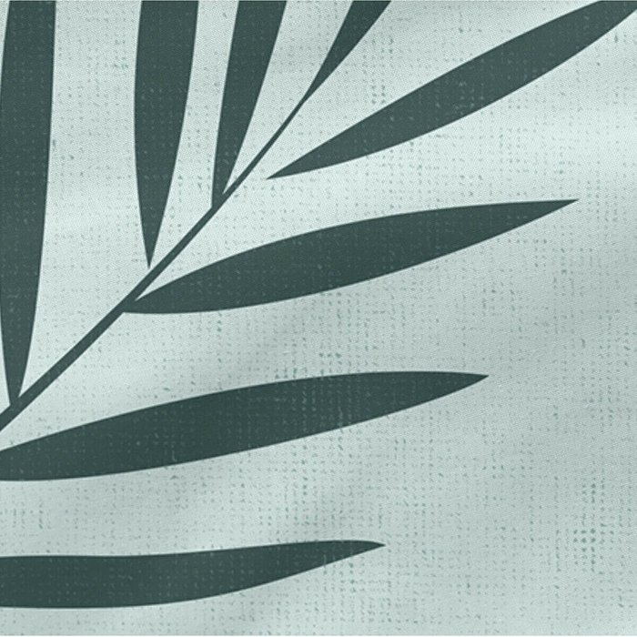 Наволочка Blanc Foliage 60x60 мятного цвета - лучшие Наволочки в INMYROOM