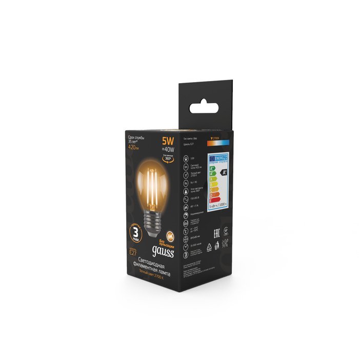 Лампочка Filament с цоколем E27 - лучшие Лампочки в INMYROOM