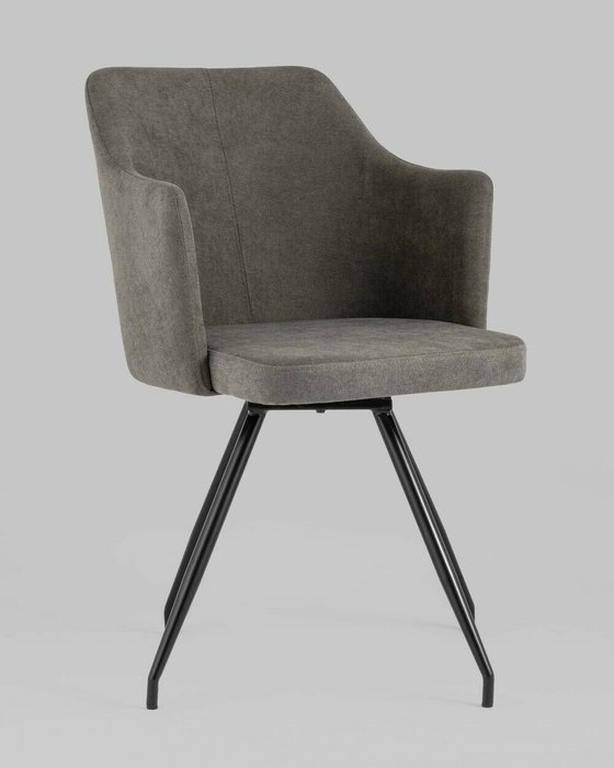 Стул Слинг вращающийся серо-коричневого цвета - купить Обеденные стулья по цене 11990.0