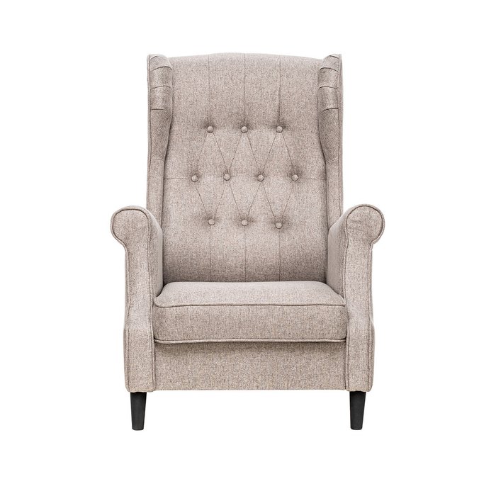 Кресло Бруно серого цвета - купить Интерьерные кресла по цене 15840.0
