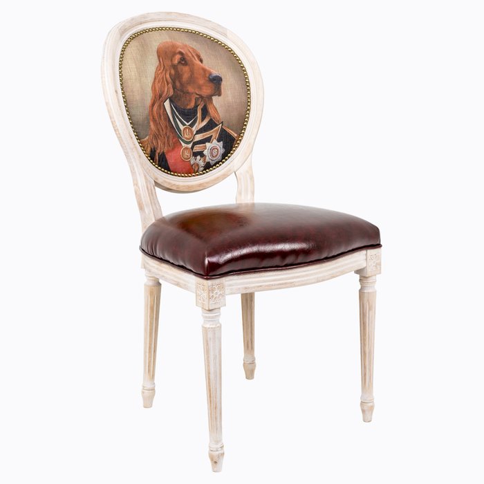 Стул Музейный экспонат версия 7 Лорд Горацио Нельсон с сидением из экокожи - купить Обеденные стулья по цене 29000.0