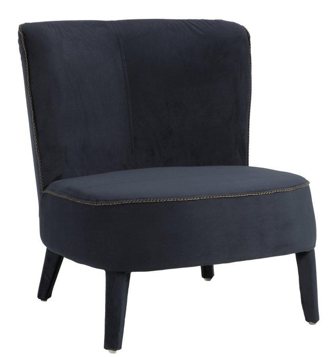 Кресло Roy темно-синего цвета