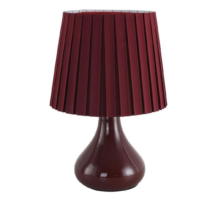 Настольная лампа County 8185/1T (ткань, цвет бордовый) Настольная лампа County 8185/1T (ткань, цвет бордовый)