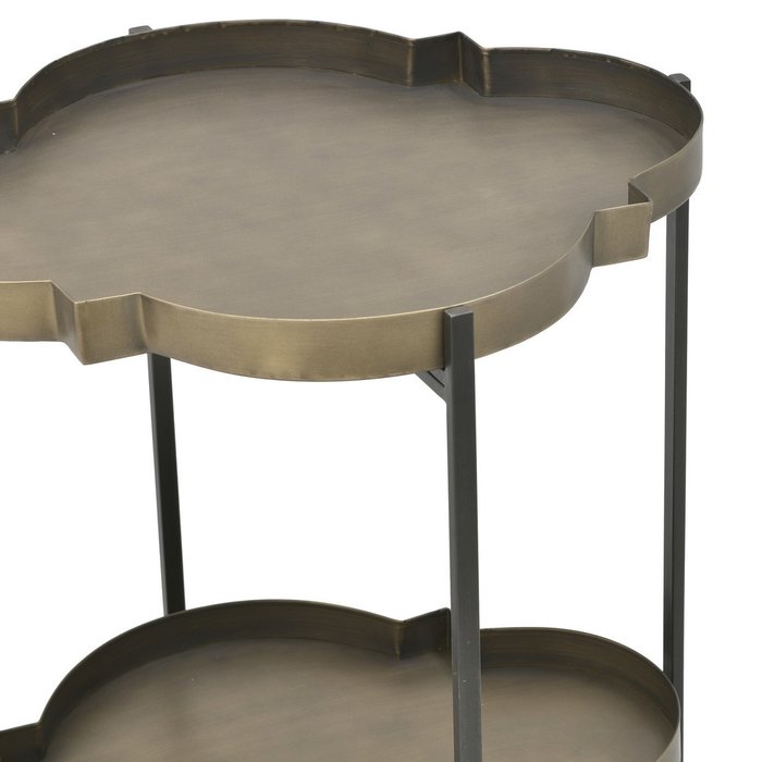 Кофейный стол-этажерка из металла - лучшие Кофейные столики в INMYROOM