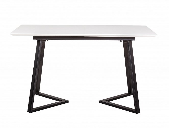 Стол обеденный раздвижной Роналдо  черно-белого цвета - лучшие Обеденные столы в INMYROOM