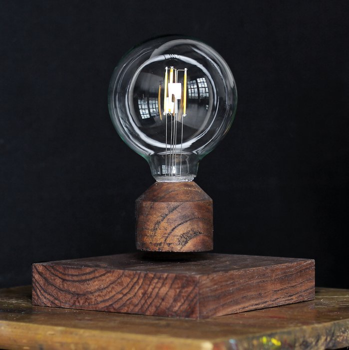  Левитирующий светильник Lesvet Classic венге  - купить Настольные лампы по цене 8038.0