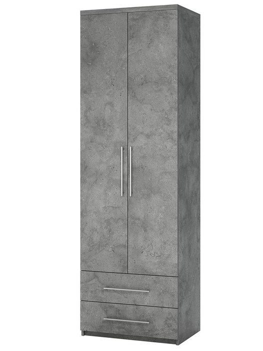 Шкаф с полками и ящиками Мелодия МПЯ-21 80 серого цвета