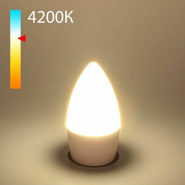 Светодиодная лампа C37 8W 4200K E27 BLE2716 формы свечи - купить Лампочки по цене 210.0