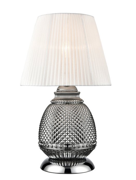 Настольная лампа Fiona серо-бежевого цвета