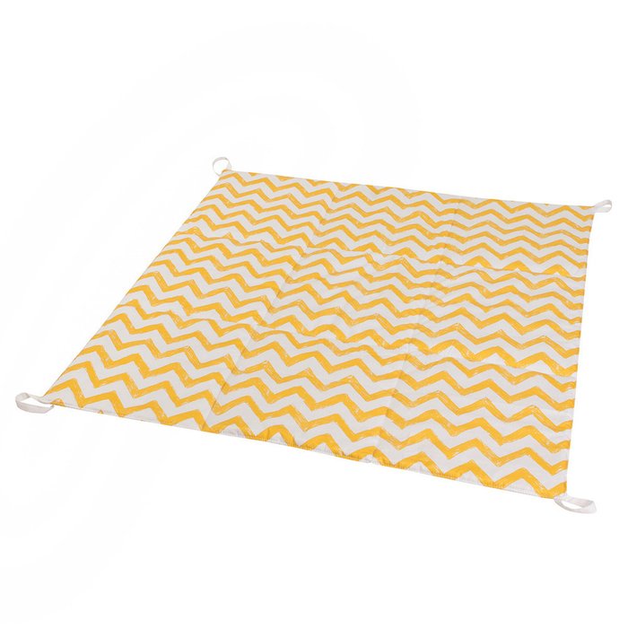 Стеганый игровой коврик Yellow Zigzag Стеганый игровой коврик Yellow Zigzag