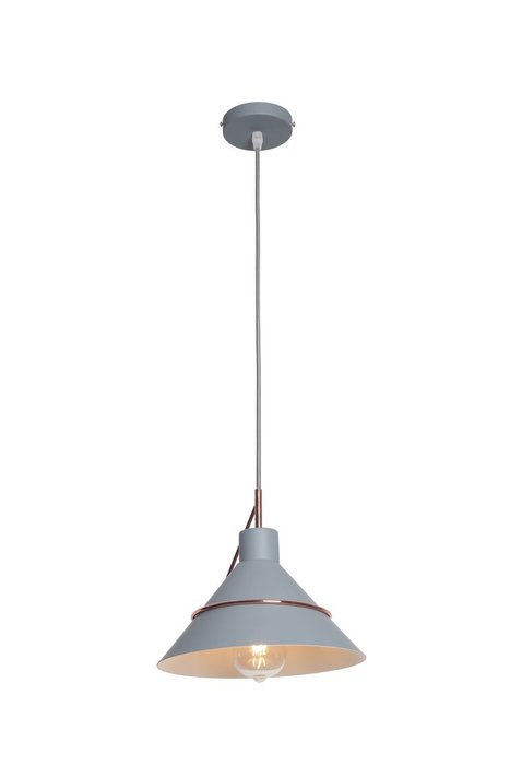 Подвесной светильник Amis серого цвета - купить Подвесные светильники по цене 3990.0