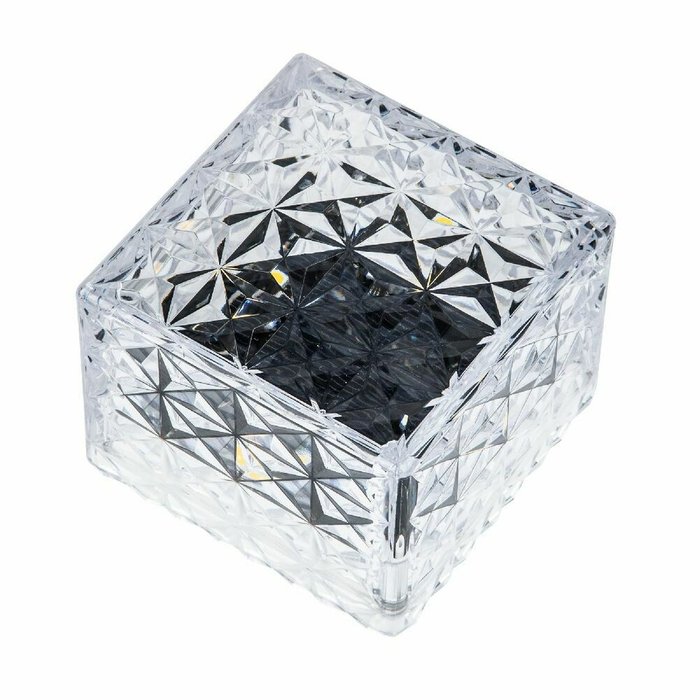 Светильник на солнечных батареях USL-F-172/PT050 ICECUBE (пластик, цвет прозрачный)