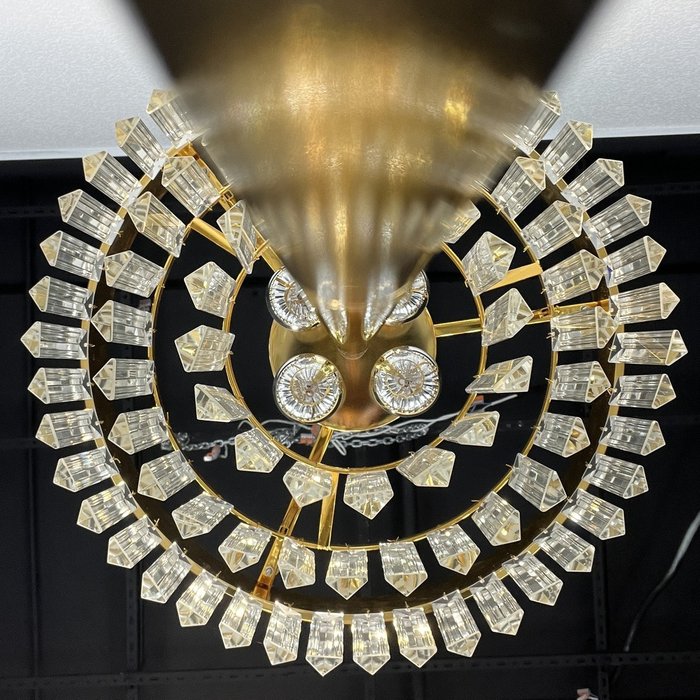 Торшер RH 1920S Odeon Clear Glass Floor Lamp GOLD - купить Торшеры по цене 47740.0