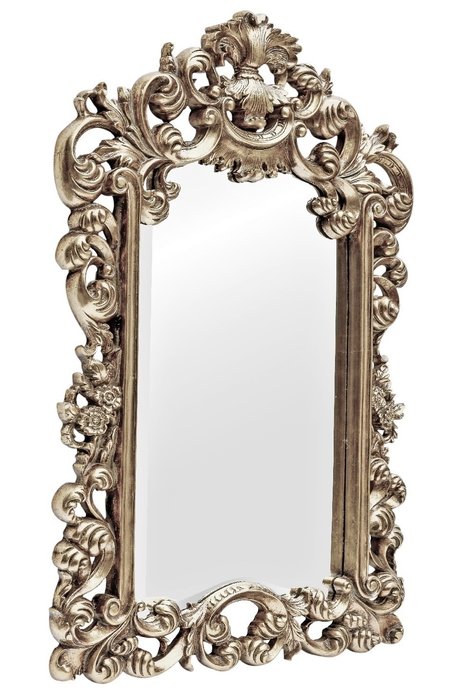 Настенное Зеркало в раме Bogeme Silver  - купить Настенные зеркала по цене 27500.0