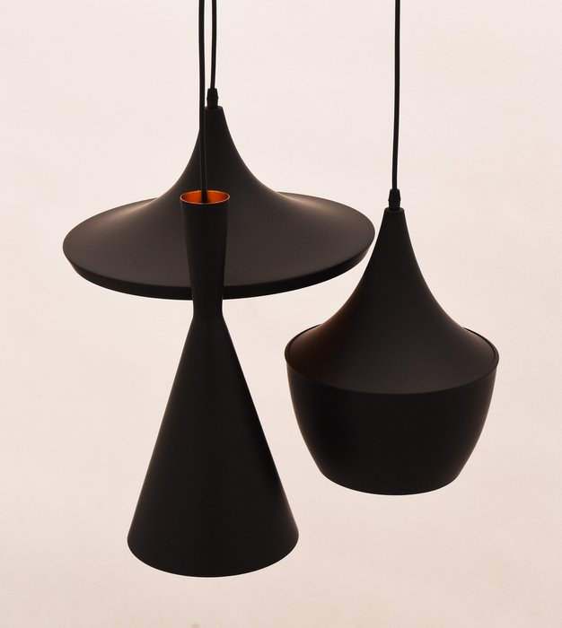 Подвесной светильник Foggi черного цвета - купить Подвесные люстры по цене 10900.0