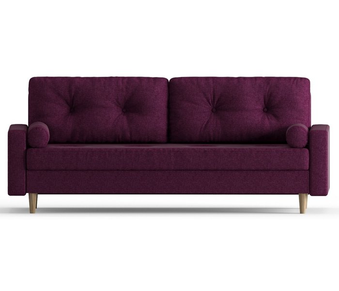 Диван-кровать из рогожка Basel фиолетового цвета - купить Прямые диваны по цене 39490.0