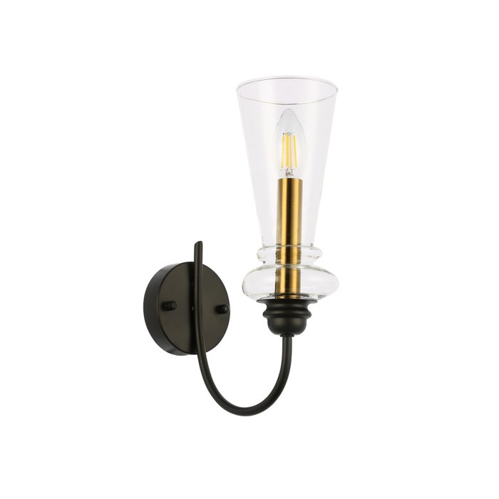  Светильник настенный Rammo с прозрачным плафоном - купить Бра и настенные светильники по цене 3110.0