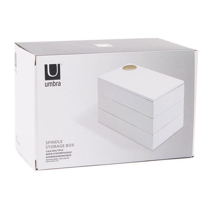 Шкатулка Umbra spindle белая - лучшие Шкатулки в INMYROOM Шкатулка Umbra spindle белая - лучшие Шкатулки в INMYROOM