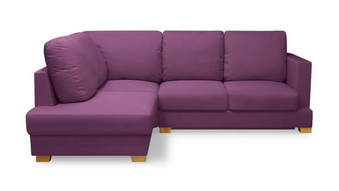 Угловой диван-кровать Плимут фиолетового цвета - купить Угловые диваны по цене 88100.0