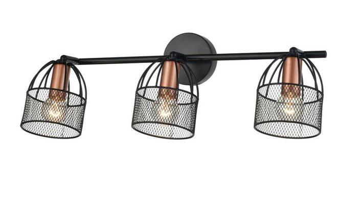 Настенный светильник Modello L черно-бронзового цвета