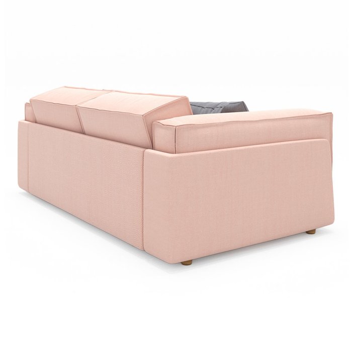  Диван-кровать Vento light двухместный розового цвета - лучшие Прямые диваны в INMYROOM