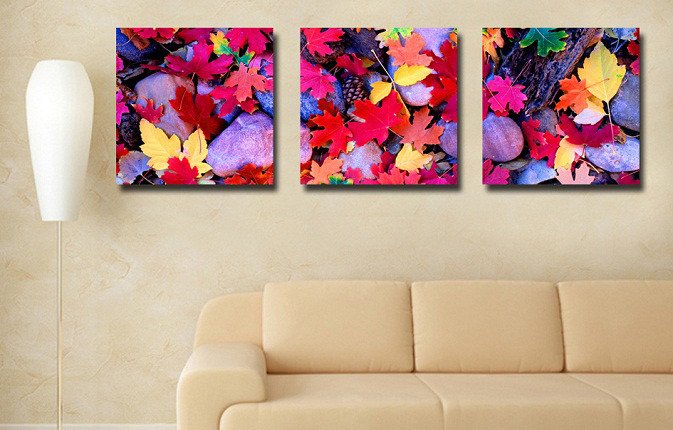 Декоративная картина: Осенняя палитра - купить Принты по цене 3890.0