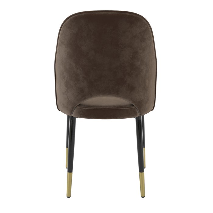 Стул Скарлет с кантом коричневого цвета - лучшие Обеденные стулья в INMYROOM