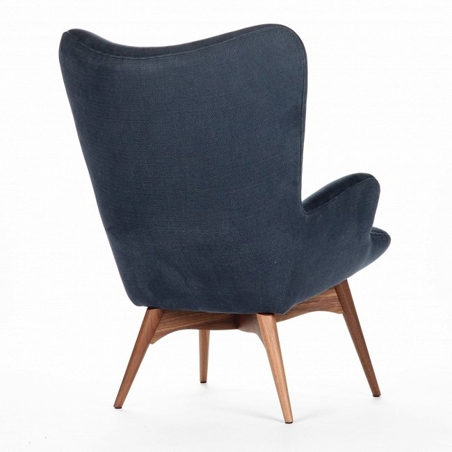 Кресло Contour темно-синего цвета - лучшие Интерьерные кресла в INMYROOM