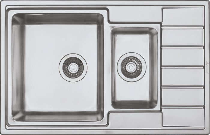 Мойка кухонная прямоугольная Seaman Eco Roma 78х50 см брашированная