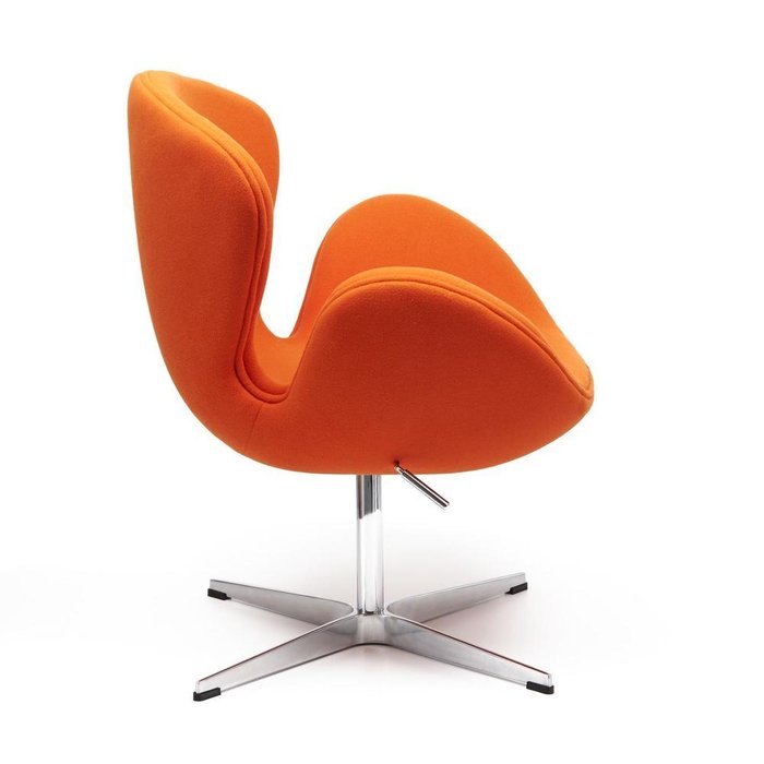 Кресло Swan Chair оранжевого цвета - купить Интерьерные кресла по цене 46690.0