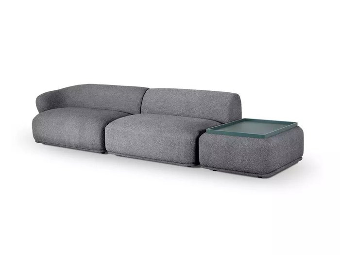 Модульный диван Fabro серого цвета - купить Прямые диваны по цене 264060.0