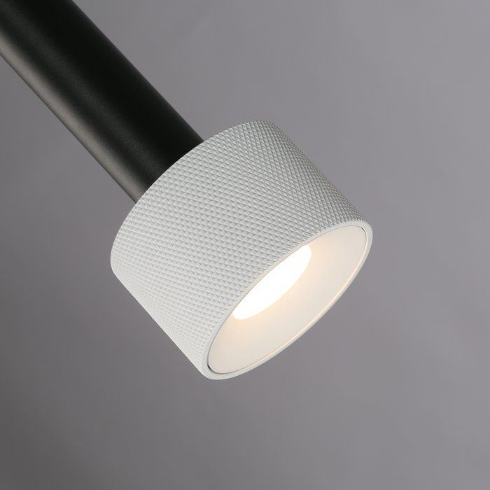 Светильник подвесной iLEDEX Delta 2362-1 BK+WH - лучшие Подвесные светильники в INMYROOM