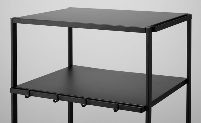 Сервировочный столик Tower черного цвета - лучшие Сервировочные столики в INMYROOM