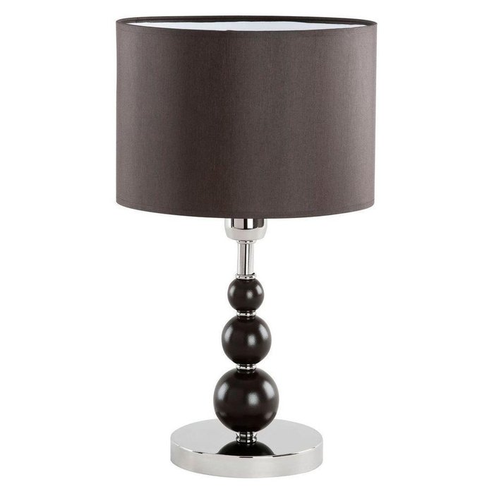 Настольная лампа Pamela с коричневым абажуром
