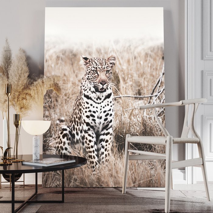 Картина на холсте Леопард №3 50х70 см - купить Картины по цене 5990.0
