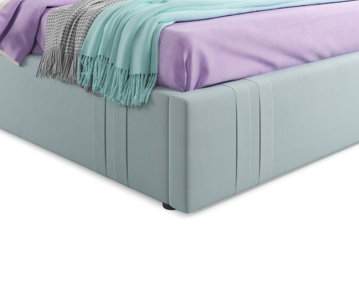 Кровать Tiffany 160х200 мятного цвета с матрасом  - лучшие Кровати для спальни в INMYROOM
