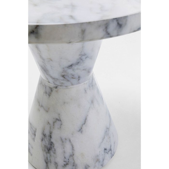 Столик приставной Marble белого цвета - лучшие Журнальные столики в INMYROOM