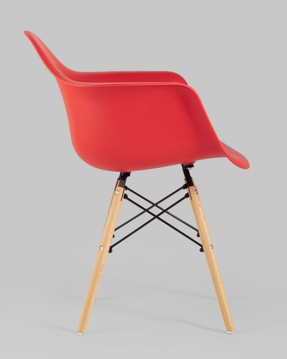 Стул с подколотниками красного цвета - лучшие Обеденные стулья в INMYROOM